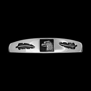 Eagle Bracelet, 925 Sterling Silver Cuff Bracelet, Feather Bracelet, Handmade...